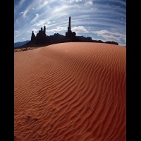 Monument Valley, frosted sand dunes, Arizona :: 1010eAZMVLmonumentvalleyjpg