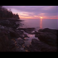 Split Rock Lighthouse, Lake Superior, MN :: 20242eLTHsplitrocksunrise,MN