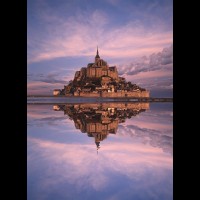Le Mont St. Michel, Normandy, France :: 30112FRMSMmontstmichelfrjpg
