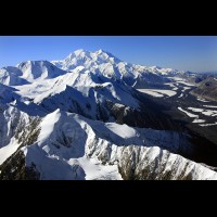 Mt. Denali aerial, Denali National Park, Alaska :: AKDNLaerialsdenaliak72619jpg