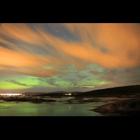 Aurora Borealis over Bodo, Norway :: AURbodonorwayadj67316jpg